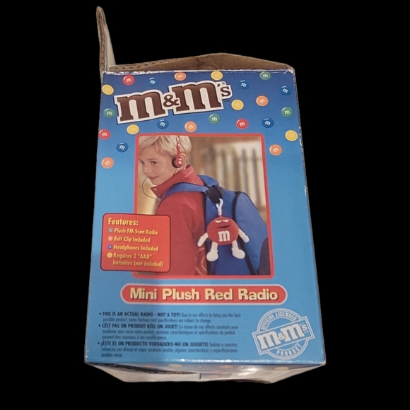 M&M Radioshack Exclusive Collector's Mini Plush Red FM Scan - Picture 12 of 12